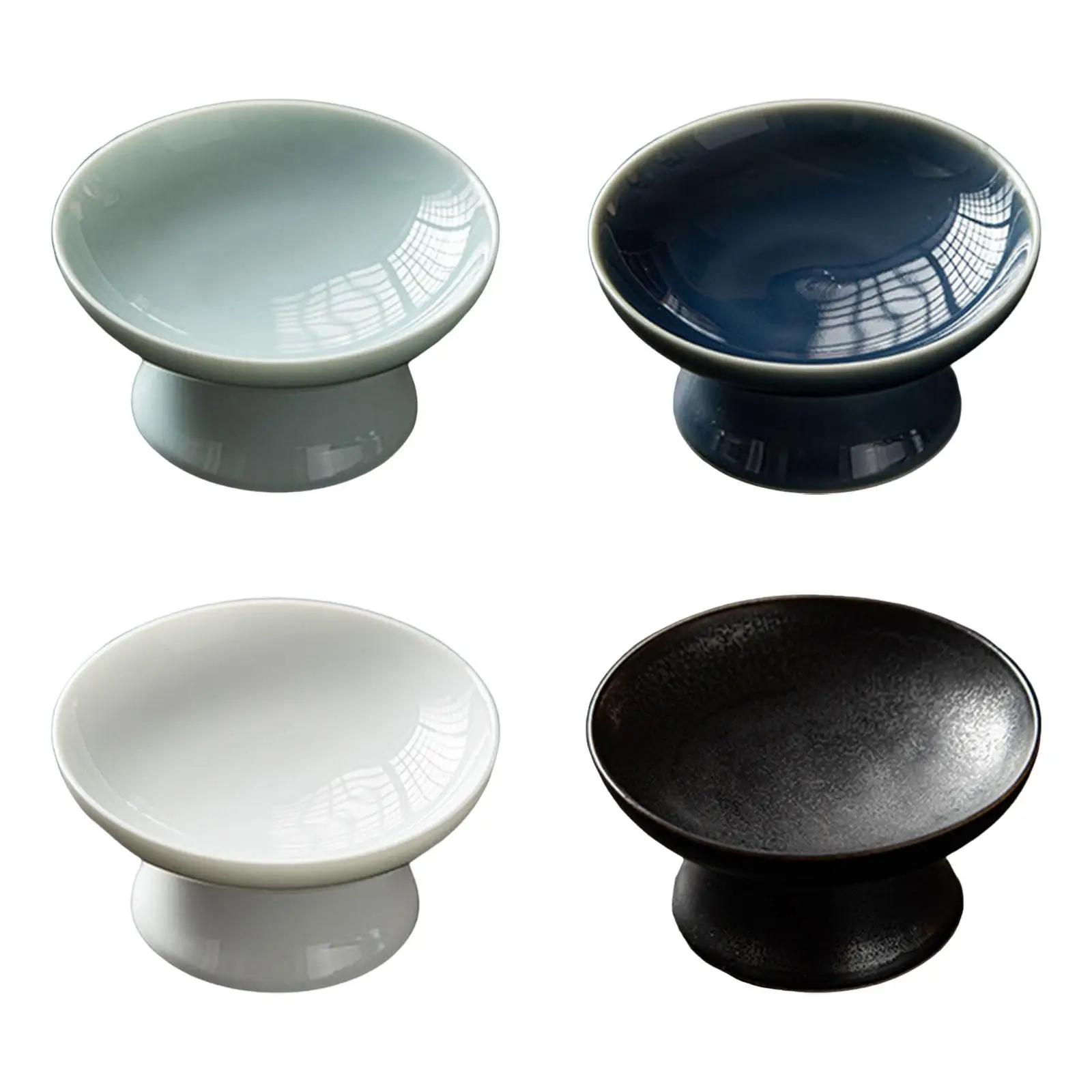 Керамический поднос круглая Современная сервировочная тарелка фарфоровый