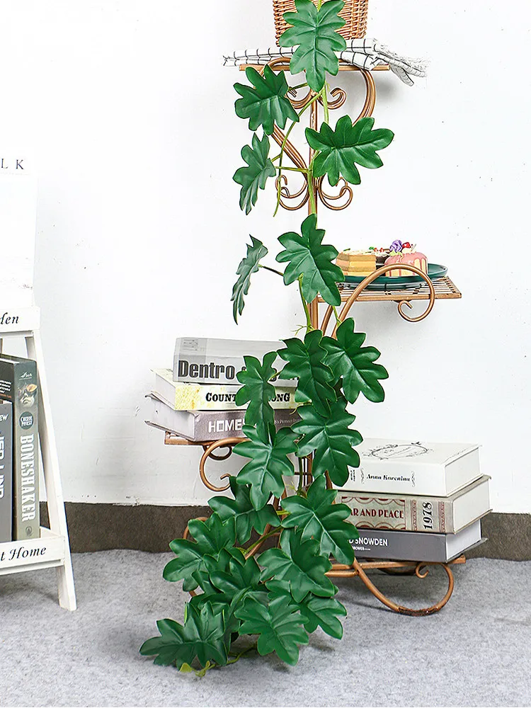 120 см-160 искусственный тигр из ротанга имитация зеленых растений искусственные