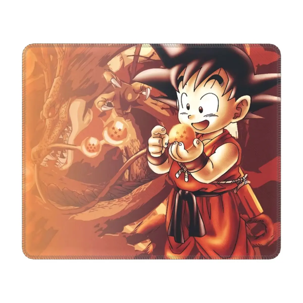 

Son Goku Computer Mouse Pads Waterproof Mousepad with Stitched Edges Non-Slip Rubber Anime Japan Mouse Mat for Gamer