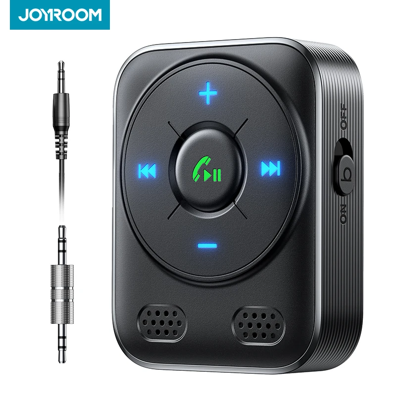 

Автомобильный Bluetooth 5,4 AUX-приемник JOYROOM, более сильные двойные микрофоны и шумоподавление, Bluetooth-адаптер для автомобильной музыки/звонка громкой связи