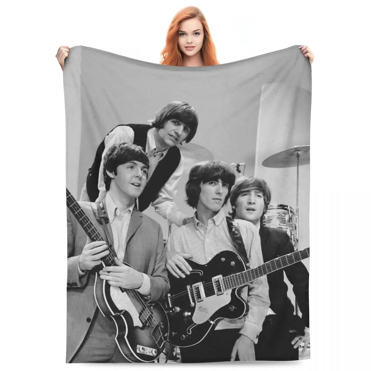 

Теплые плюшевые одеяла J-John Lennons