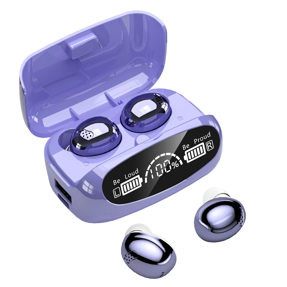 

M32 TWS Wireless Headphones Stereo Earphones Bluetooth-5.1 Sport Waterproof Earbuds Headset With Microphone 2000mAh Charging Box