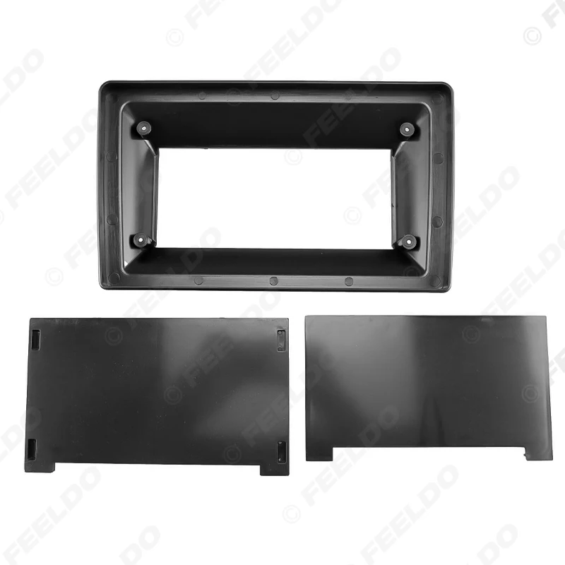 przed złożeniem samochodowym FEELDO 1Din T10 9-дюймовий – 10 1-дюймовий адаптер рамки з великим