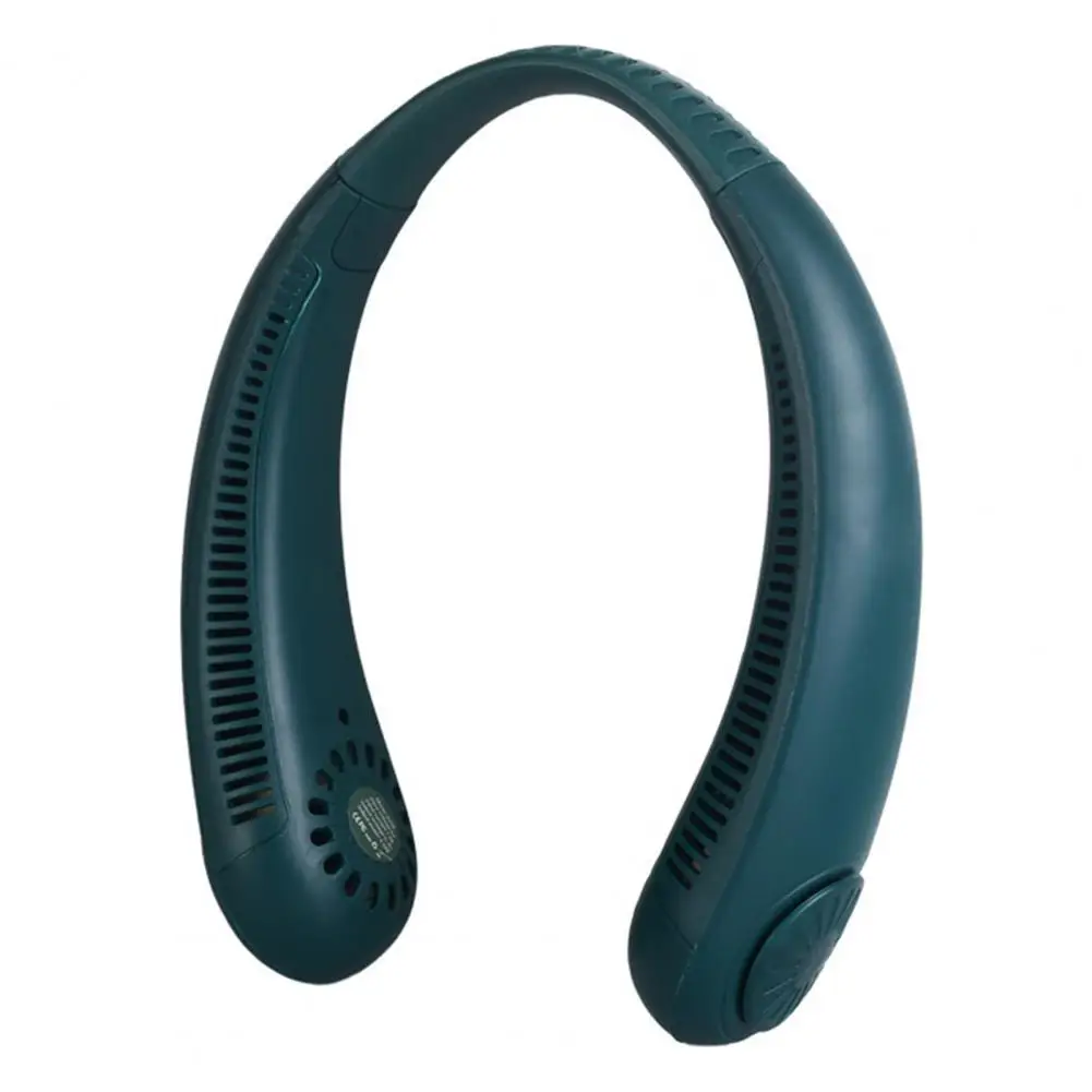 

Conveient Hanging Neck Fan Brushless Motor Wearable Halterneck Fan Portable Mini Wireless Neck Fan