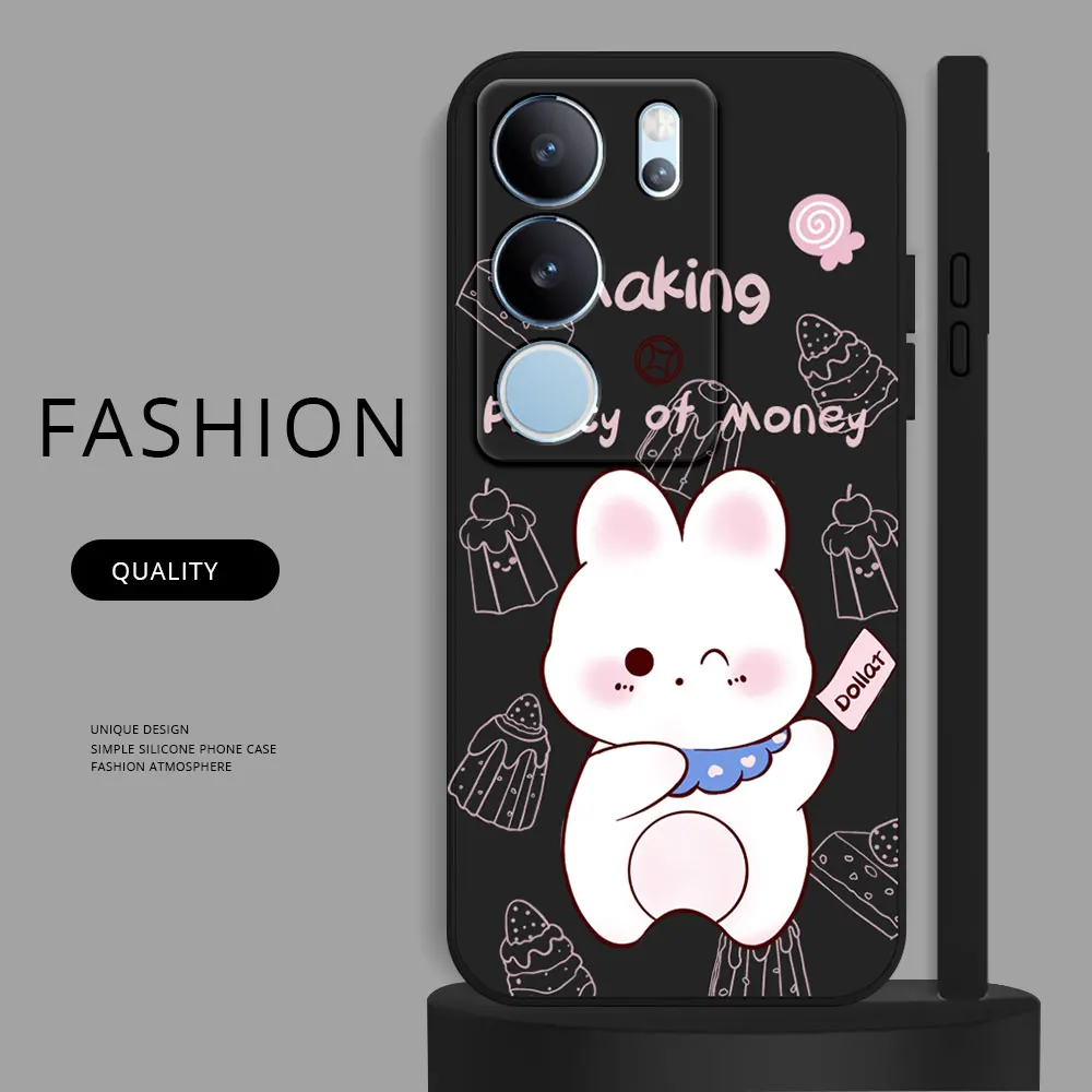 Чехол для телефона Vivo V29 V27 V25 V29E 5G V27E V25E V11 V15 Pro V20 SE V11i V17 Neo V2029 Мягкий Силиконовый