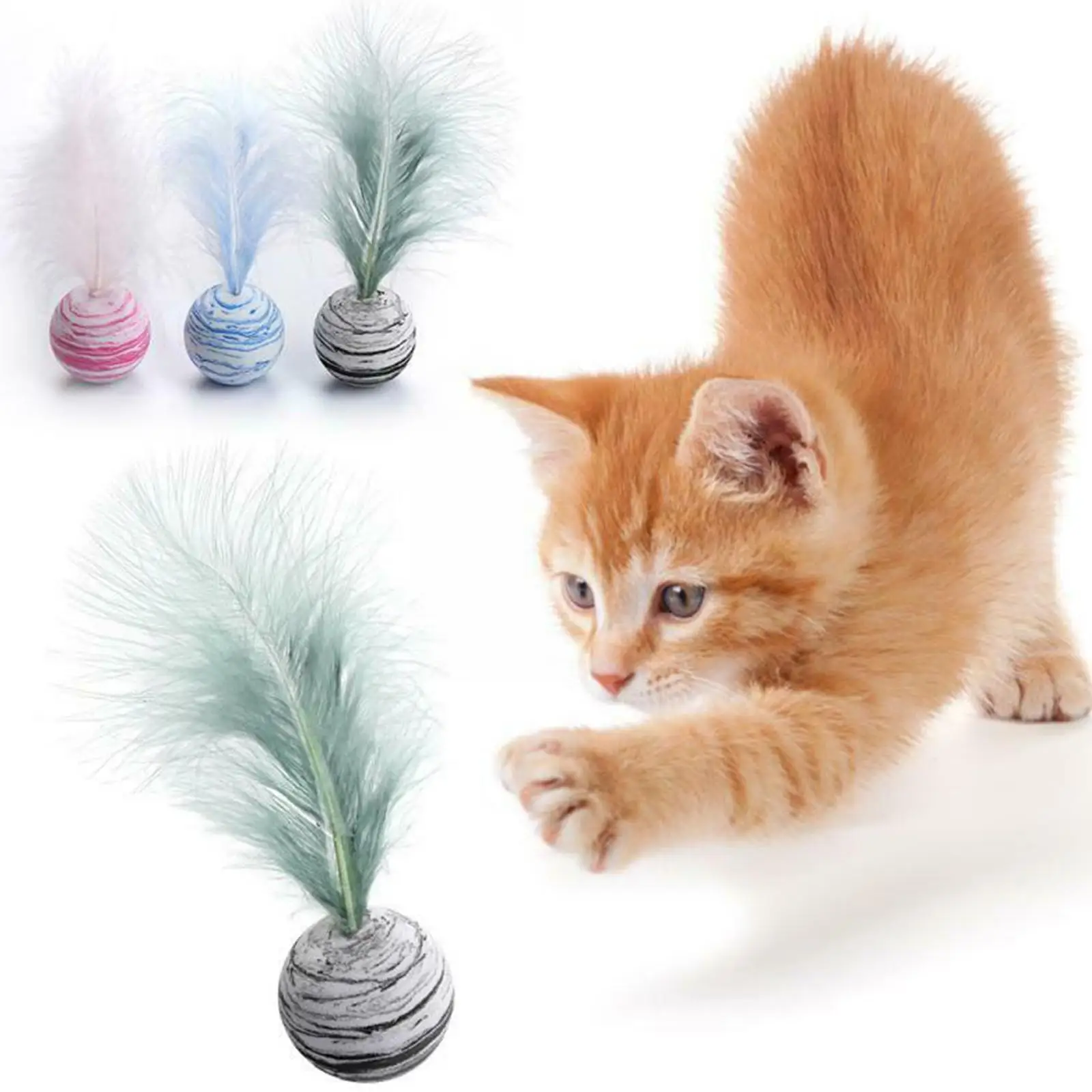 

Feather Star Ball Toy Safe Eva Light Foam Ball Funny Toy Toy Texture Ball Interactive Fun Star Stick Thro V1o7