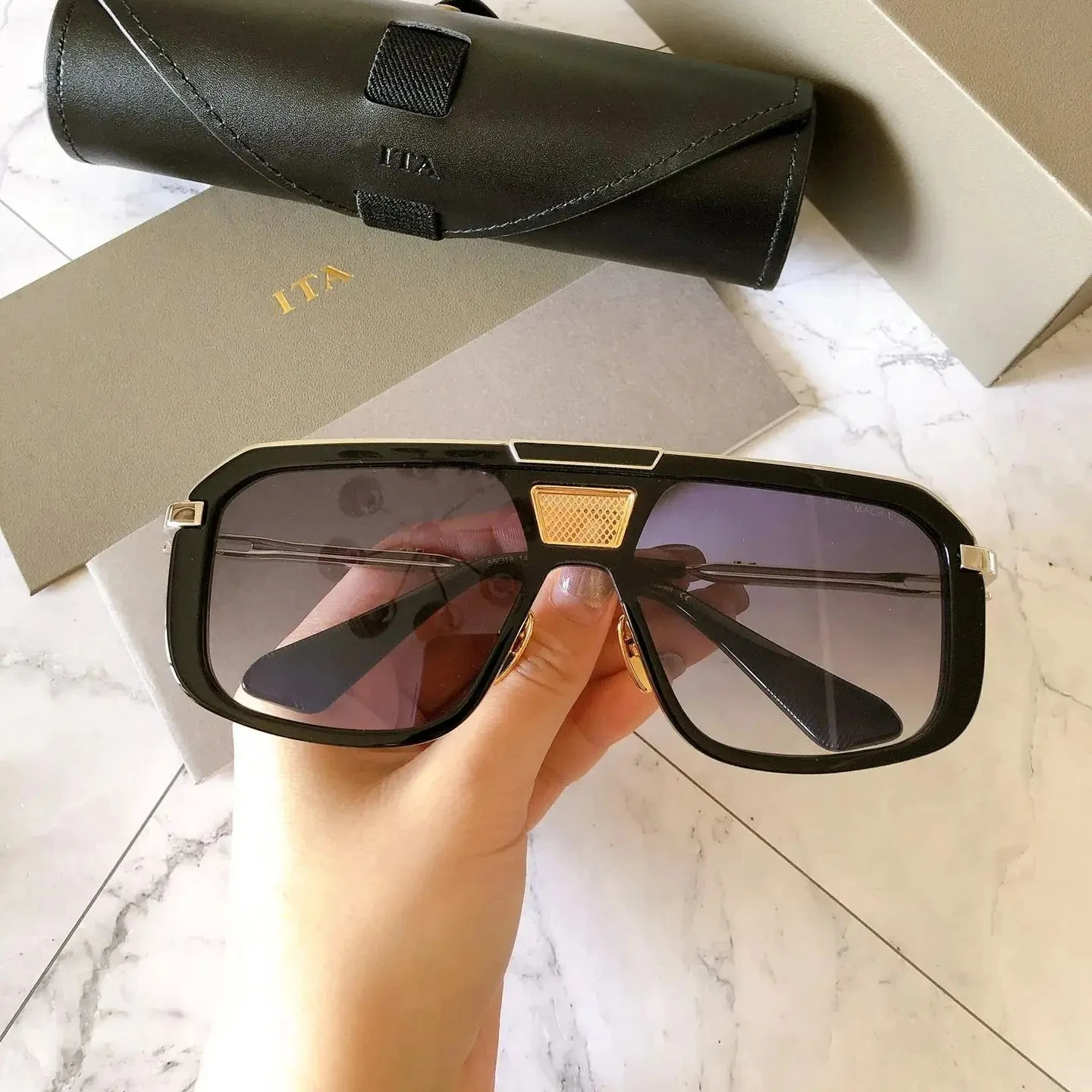 Аутентичные очки ADITA MACH EIGHT повседневные трендовые роскошные ретро мужские и