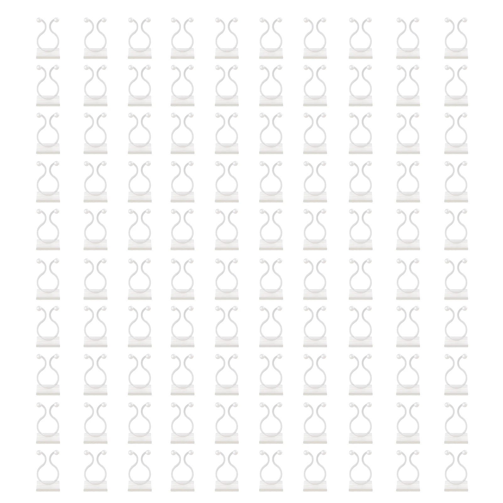 

100 шт. зажим для лозы, простая установка, ручка, дизайн, невидимая поддержка, полипропиленовый крючок для садоводства, стена для скалолазания...