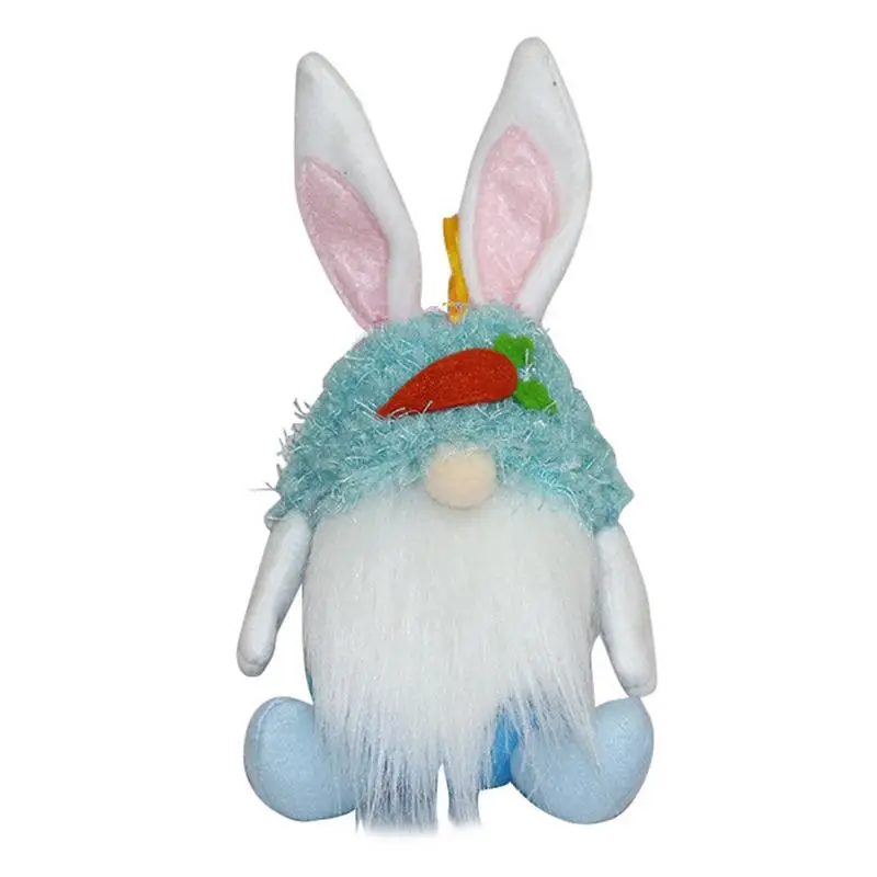 

Faceless Dolls Easter Candy Jars Easter Bunny Gnome Candy Storage Container Jar Rabbit Swedish Tomte Plush Doll Easter Theme