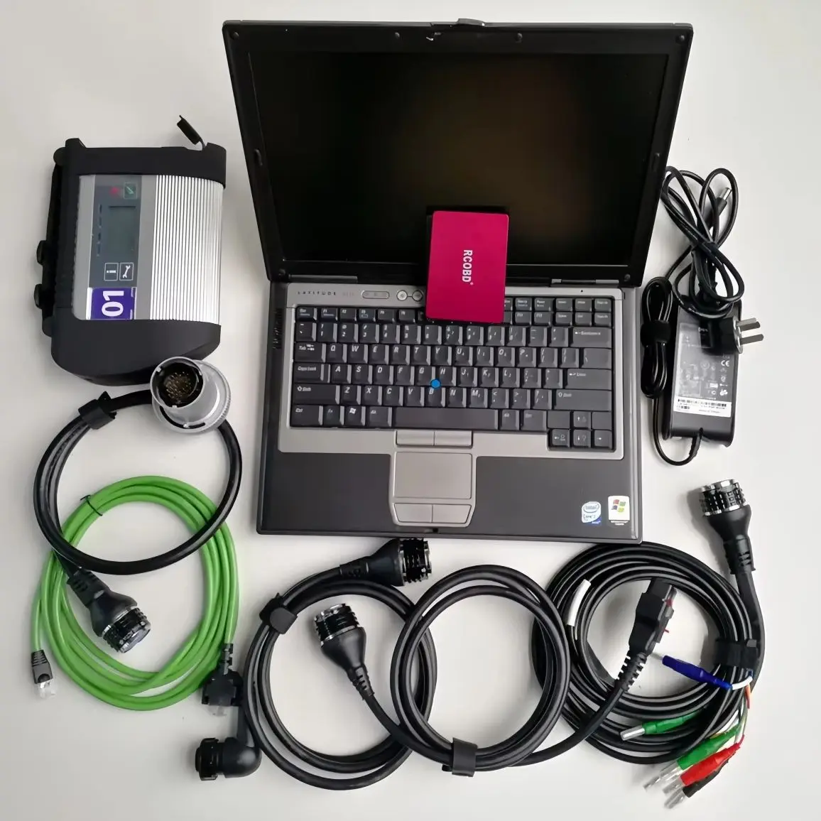 Фото Программное обеспечение MB Star SD C4 SSD HDD HHTWin/Xentry для диагностики неисправностей, программирования ЭБУ, SCN, ноутбук D630 для автомобилей и грузовиков, инструмент для ремонта с подключением по Wi-Fi. №3