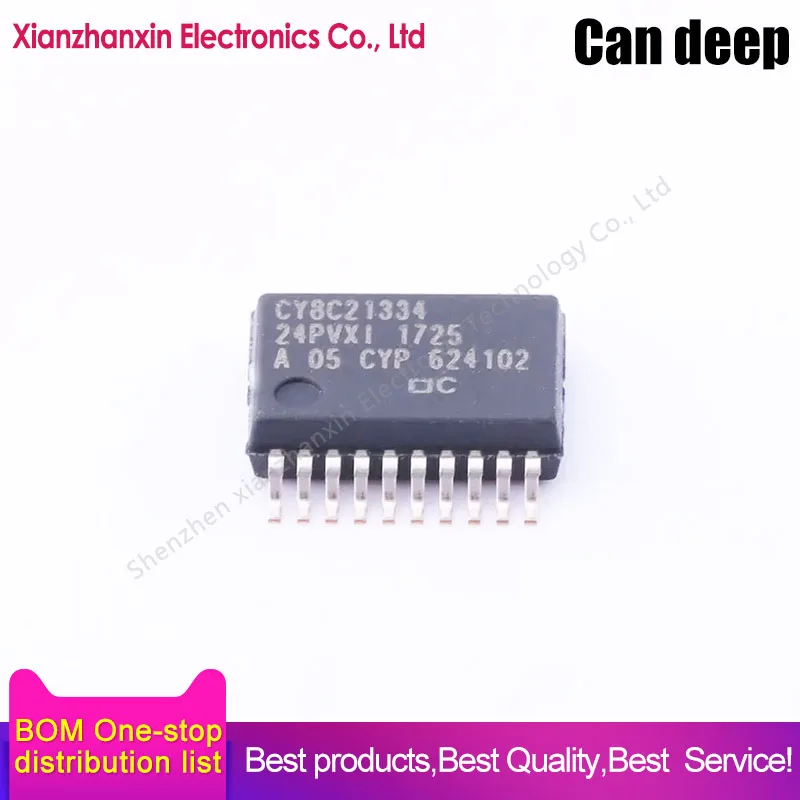 

1~5pcs/lot pcs/lot CY8C21334-24PVXI CY8C21334 SSOP20 8-bit microcontroller new and original