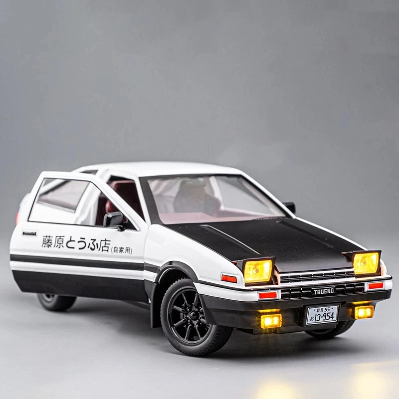 

1/32 Toyota Corolla AE86 Alloy Car Models Toys Metal Diecast Initial D Exquisite Workmanship Car With Pull Back Gifts For Boys