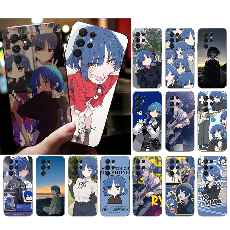 Фото Чехол для телефона Samsung Galaxy S26 S25 S24 S23 S22 S21 Ultra S24 S23 S22 S21 S25 Plus S24 FE Anime Bochi The Rock Ryo Yamada №1