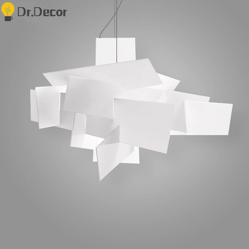 

Nordic LED Aluminum Acrylic Pendant Lights Lighting Post-modern Kitchen Dining Room Pendant Lamp Cafe Hanging Lamps Luminaries