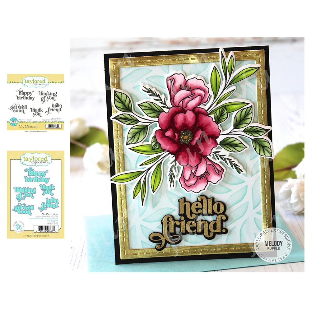 

2022 New on Occasion Blessing Word Metal Cutting Dies Silicone Stamp Make Scrapbook Card Diy Paper Embossing Craft Supplies Mold