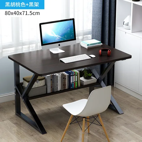 Стол компьютерный современный для дома, офисный стол для учеников начальной школы, письменный стол для спальни, обучающий стол 80x40x71,5 см