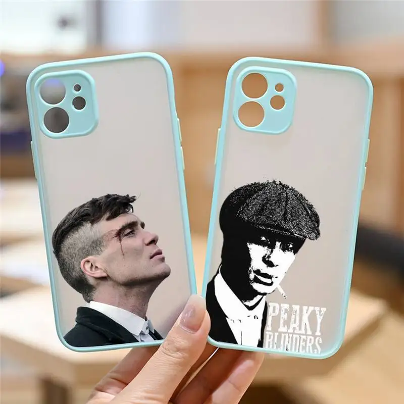 

Peaky Blinders Phone Case matte transparent For iphone 7 8 11 12 13 plus mini x xs xr pro max cover