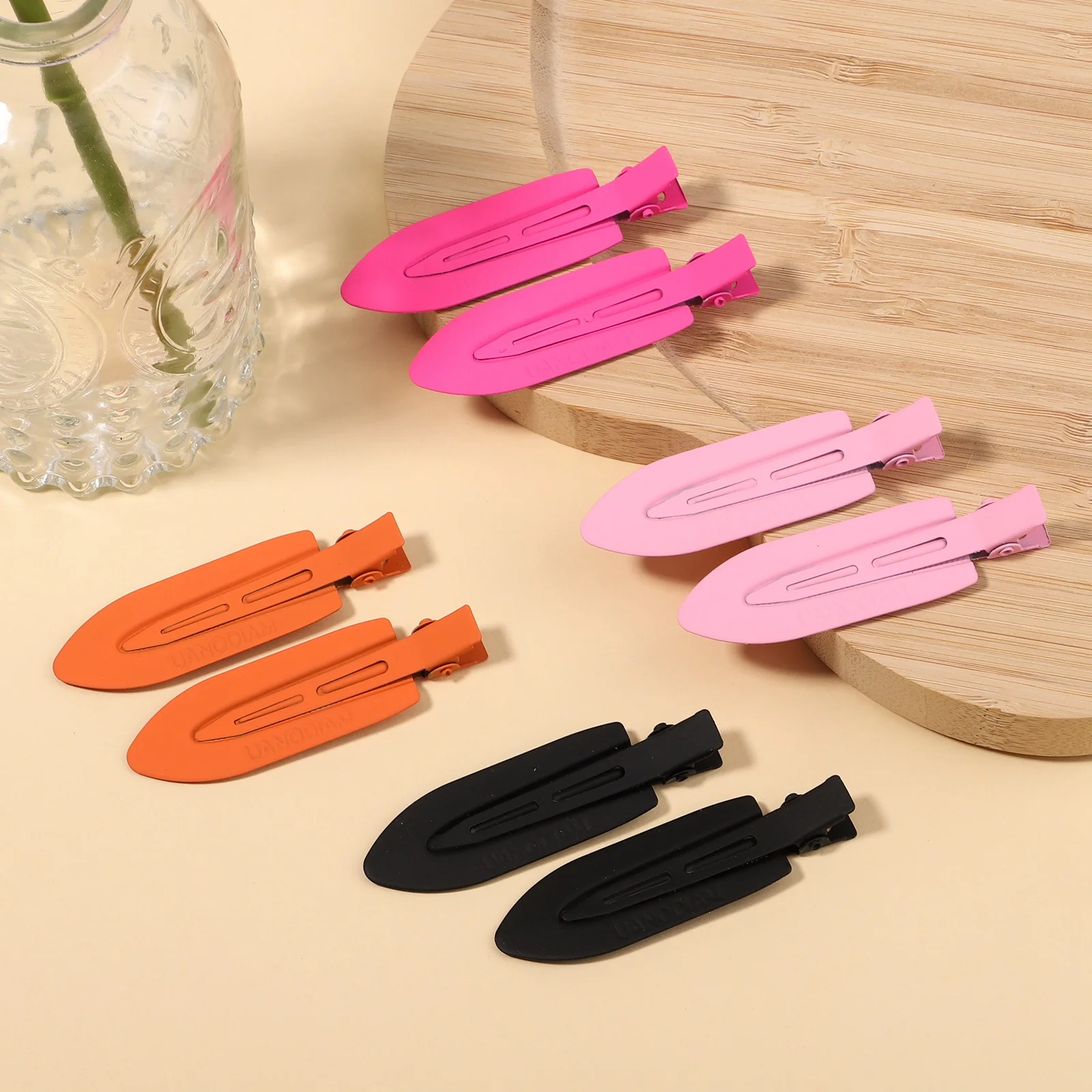 

100 Pairs/Lot,2.67'' Hair Clips Fashion Seamless Hairpin Professional Styling Hairdressing Makeup Tools For Women Girls Headwear