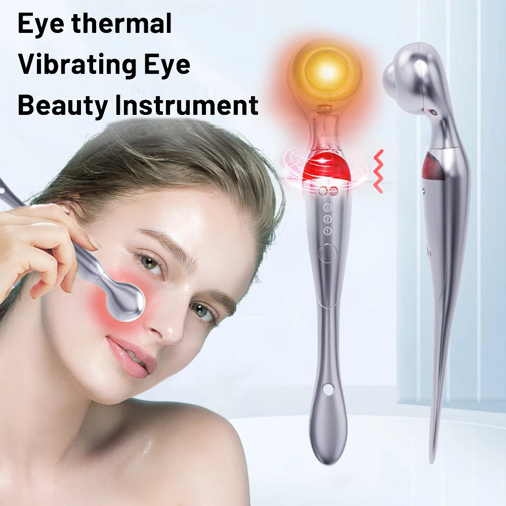 

Red Light Facial Massage Vibrating Eye Beauty Device Anti Aging Face Lift Anti-Wrinkle Anti Wrinkle Skin Tightening Eyes Care