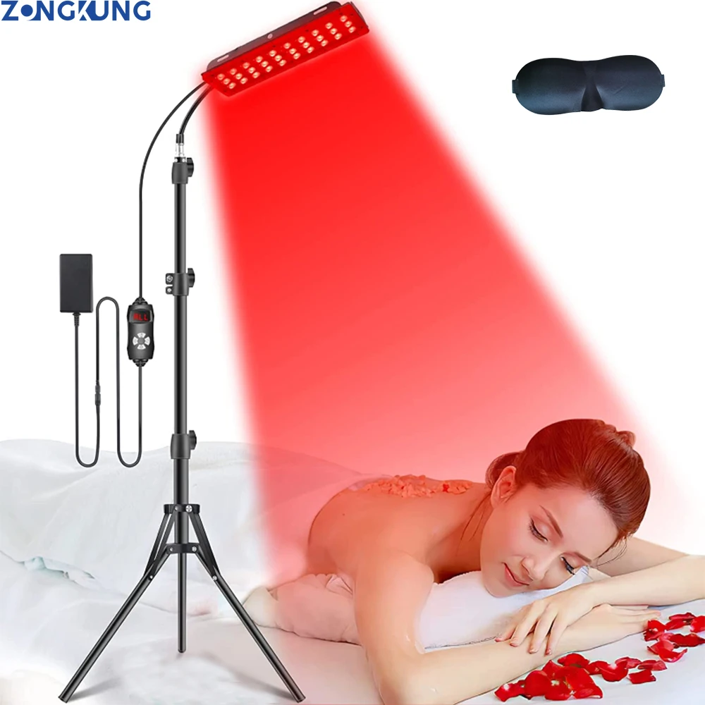 

Red Light Healthcare Lamp 660nm&850nm Wavelengths Large Coverage Infrared Lamp for Relieve Body Pain Optimize Healthy Gadgets