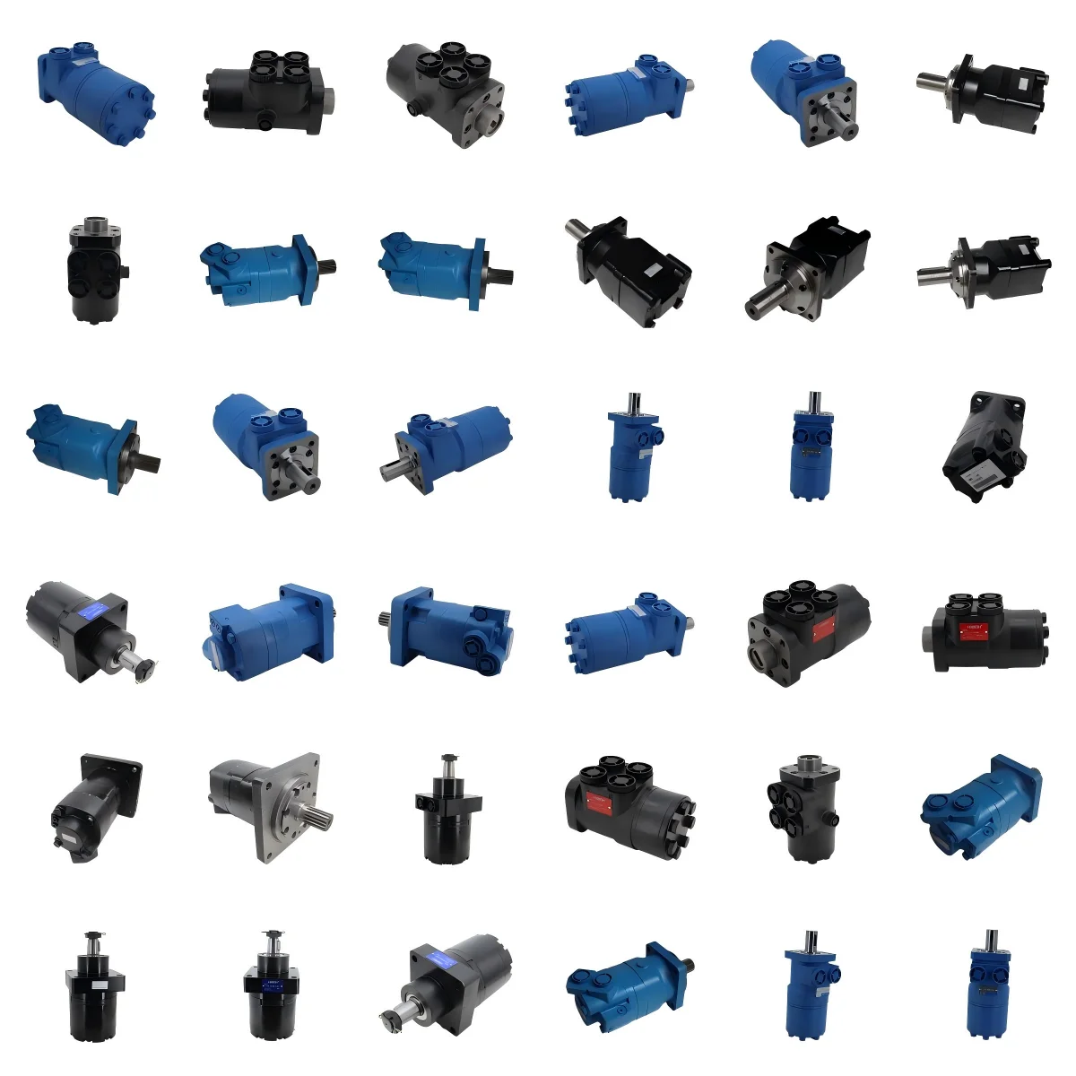 Фото Гидравлический орбитальный мотор Parker BMR 80, BMR 100, BMR 160, BMRS 125, BMSY 200 из чугуна для конвейерных лебедок и вращающегося оборудования. №4