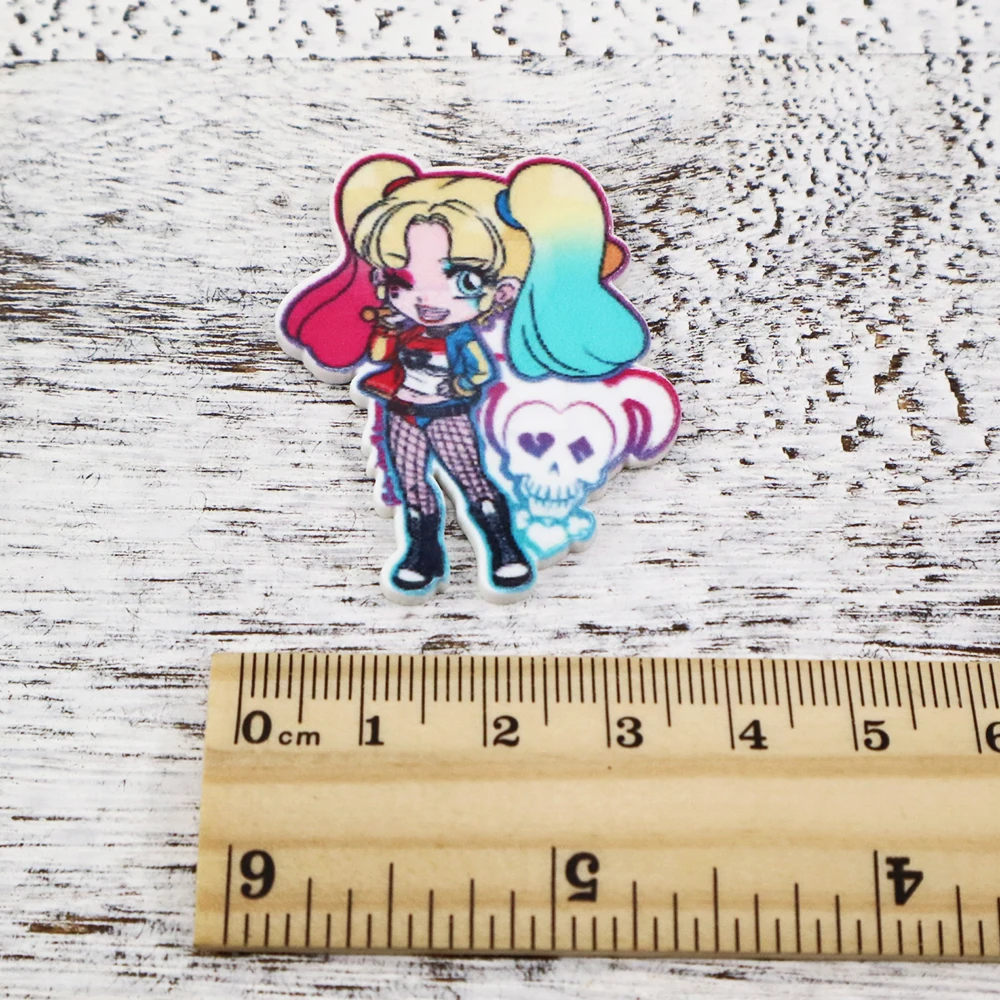 5 шт./лот Акриловые Плоские Пластиковые пакеты с рисунком торта ананаса плохой