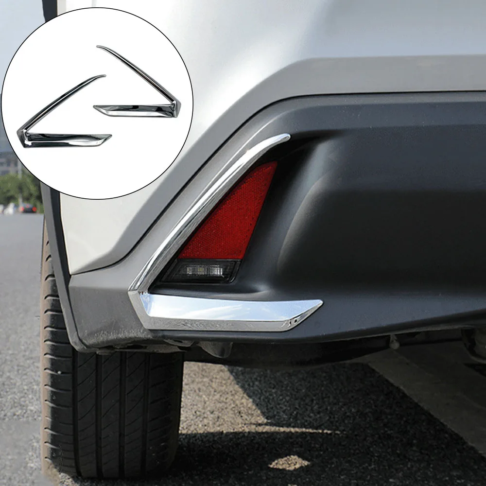 Автомобильная хромированная накладка на заднюю противотуманную фару для Lexus UX 200