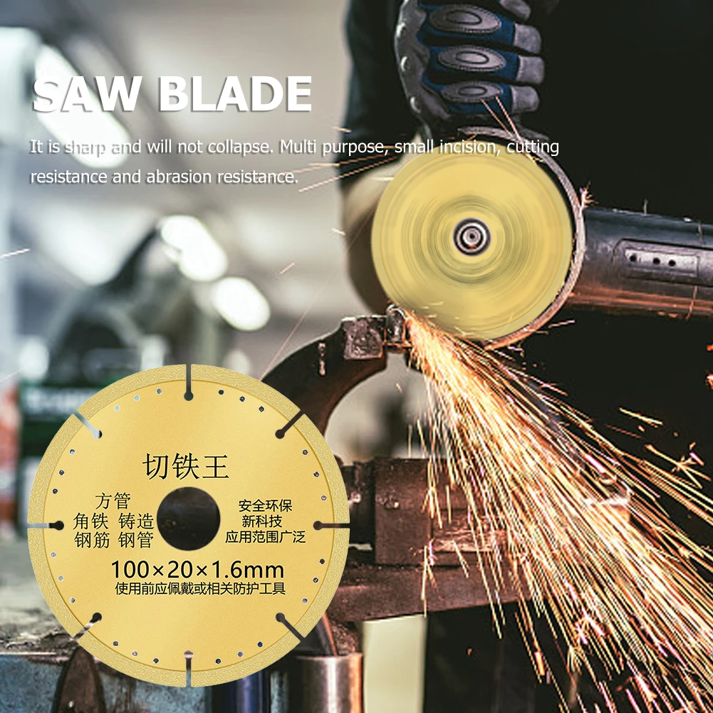 

Multifunctional Cut Saw Blade Wear-resistant Professional Circular Saw Blade Low Noise Heat-resistance for Square Pipe Cast Iron