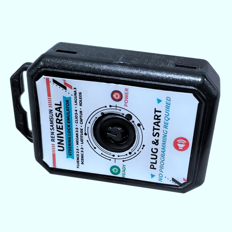 1 PCS Universal Steering Lock Emulator Simulator ESL ELV Plug And Start Black Plastic For RENAULIT LOCK Renault Samsung