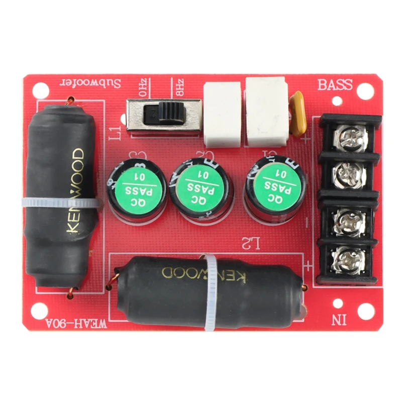 

Pure Bass Subwoofer Second-Order Crossover Speaker Frequency Divider DIY Home Theater