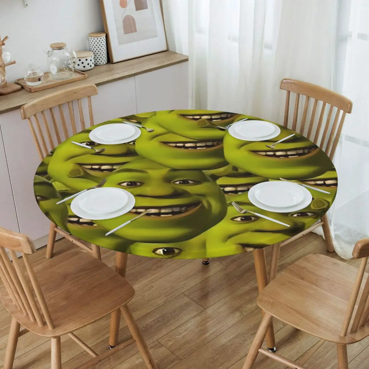 Скатерть из мультфильма Шрек маслостойкая на заказ