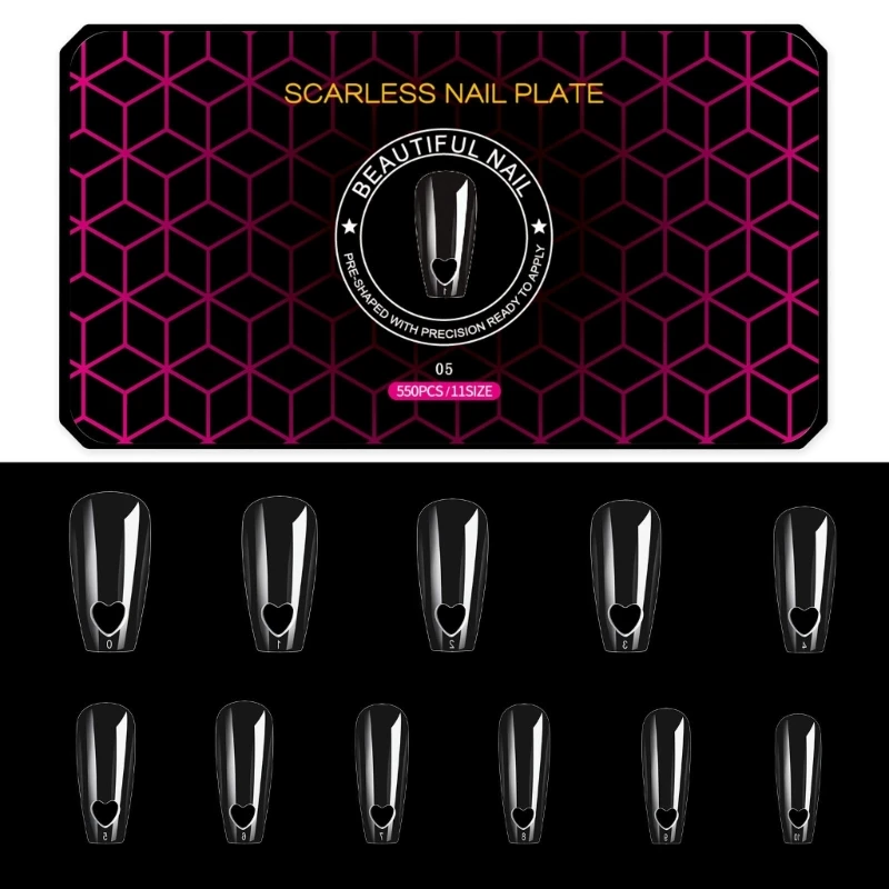 

Soft Gel Full Cover Nail Tips,Clear Gel Nail Tips for Press On Nail Extension Drop Shipping