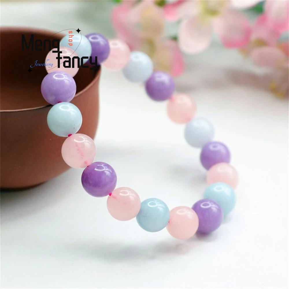 Натуральный Красочный Кристалл двойник розовый кристалл Аквамарин роскошный