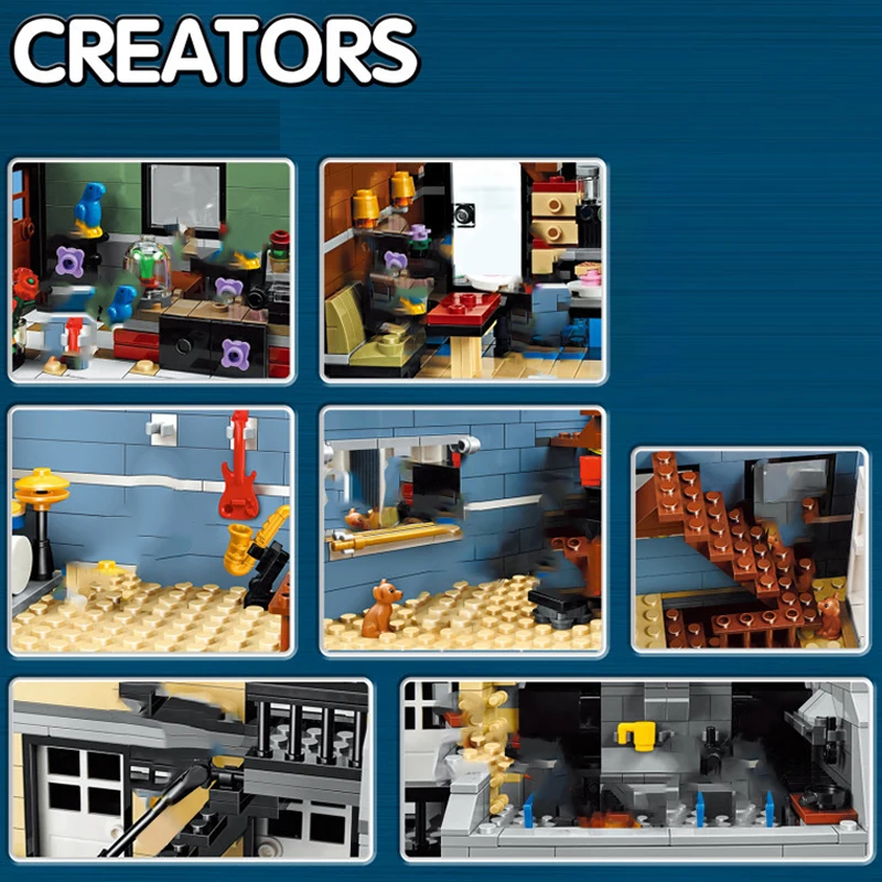 4002 шт. Детский конструктор городской центр