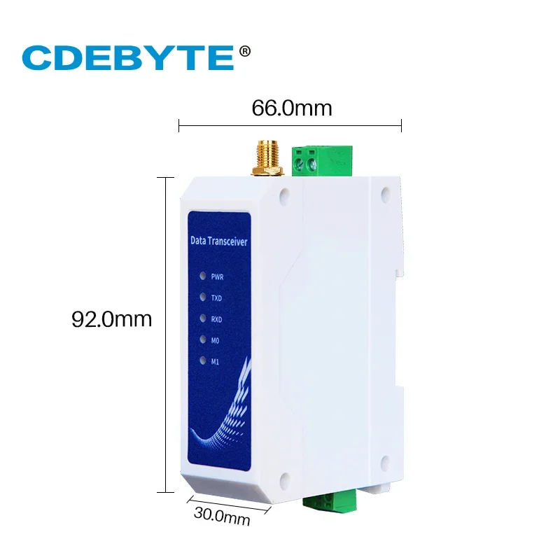 

SX1262 Lora Spread Spectrum 433Mhz 470Mhz 22dBm 5Km RS485 Interface Wireless Data Transmission Modem E96-DTU(400SL22-485)