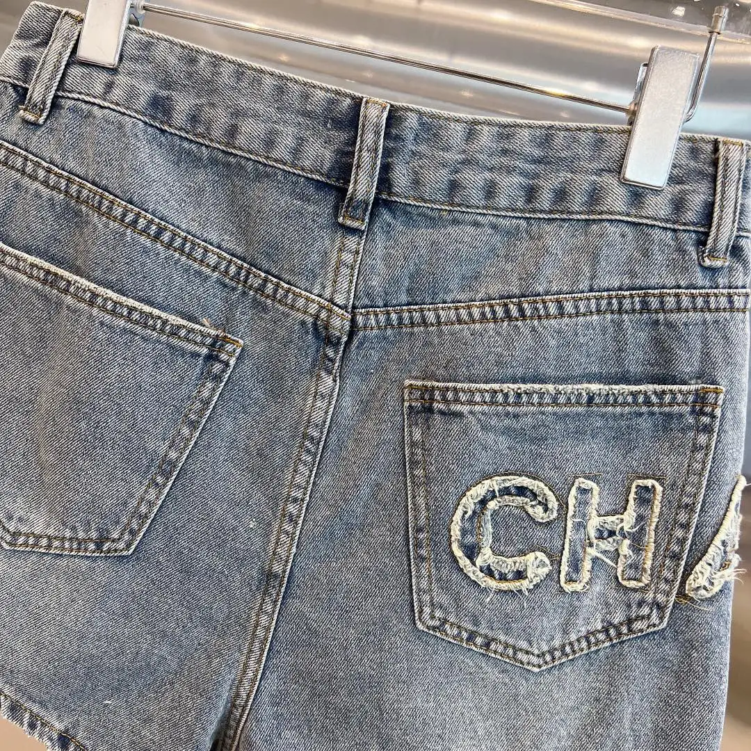2023 New Arrival Women's Top High-end Clothing Fashion Simple y2k Slim Denim Shorts D23031452