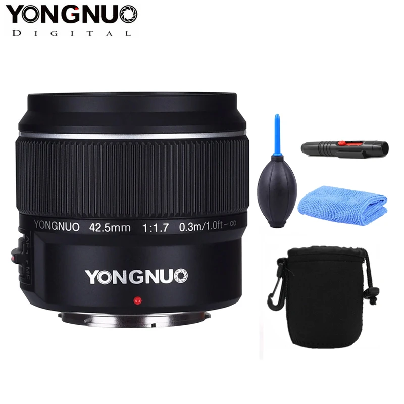 

Объектив YONGNUO YN мм F1.7M с большой диафрагмой, автоматический/ручной объектив, основной объектив для M4/3, крепление для DSLR-камер Olympus