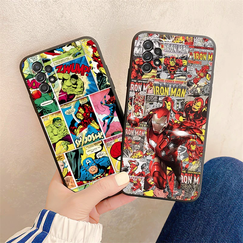 

Marvel Avengers US Phone Cases For Samsung Galaxy S20 FE S20 Lite S8 Plus S9 Plus S10 S10E S10 Lite M11 M12 Funda Carcasa Coque