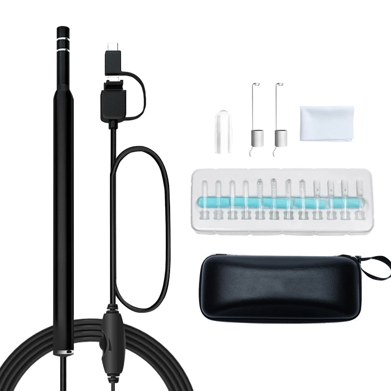

2 Meters Line Length Electric Ear Cleaner Adaptation USB Android/Windows 0.3 Million Pixels Ear Camera Endescope