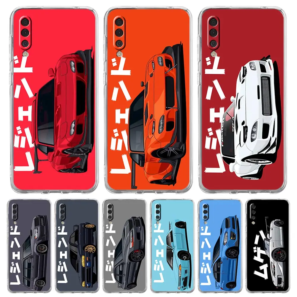 

JDM Tokyo Drift Sports Car Phone Case For Samsung Galaxy A52 A50 A70 A30 A40 A20E A10S A20S A02S A04s A12 A22 A34 A32 5G Cover