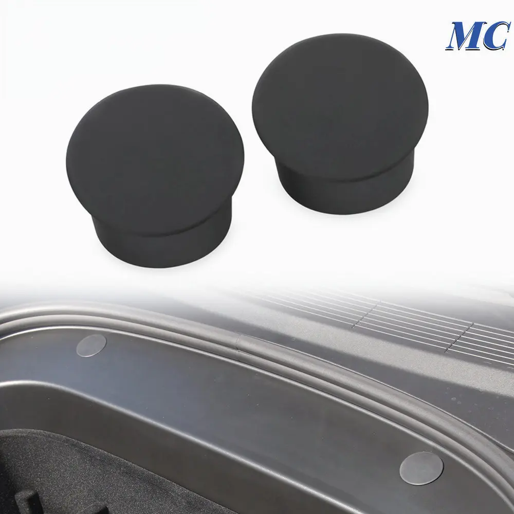

Для Tesla Model 3 Model Y мотоцикла 2 шт. Frunk передний багажник винт болт Защитная крышка аксессуары автозапчасти 2021
