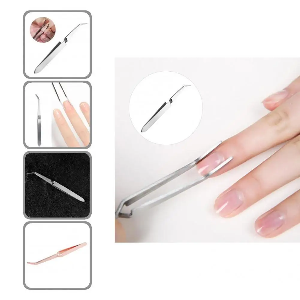 

Lightweight Universal Manicure Tools Pinching Clamp Stainless Steel Nail Pinching Clamp Exquisite for Girl