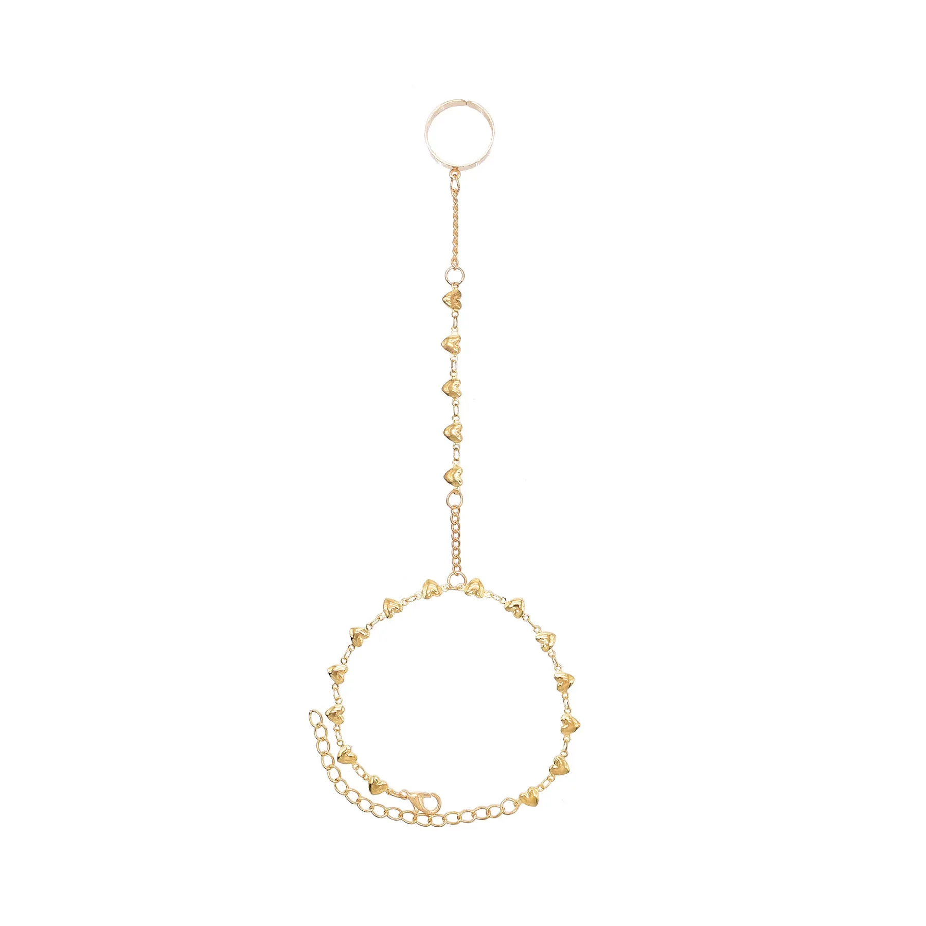 Модный браслет в форме сердца женское кольцо ювелирный подарок для детей унисекс