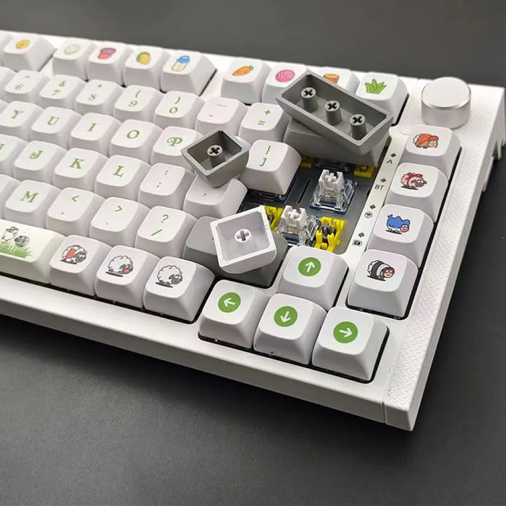 1 Набор колпачки для клавиатуры с мультяшным рисунком