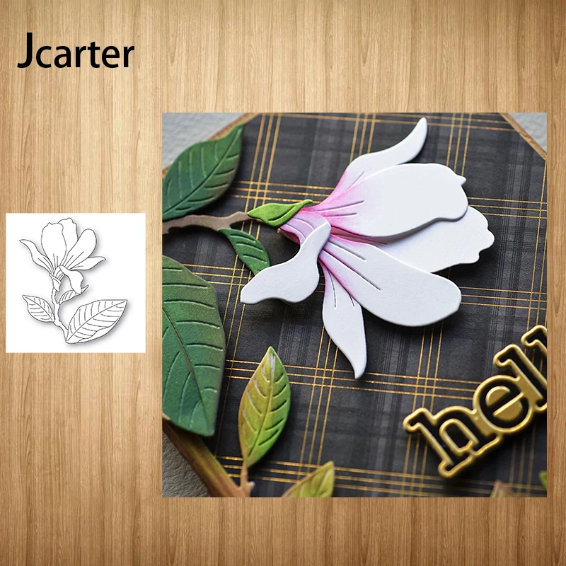 

Flower Leaves Metal Cutting Dies Craft Handmade Tools Knife Mould Blade Punch Borders Stencils for Scrapbooking Model Decoration