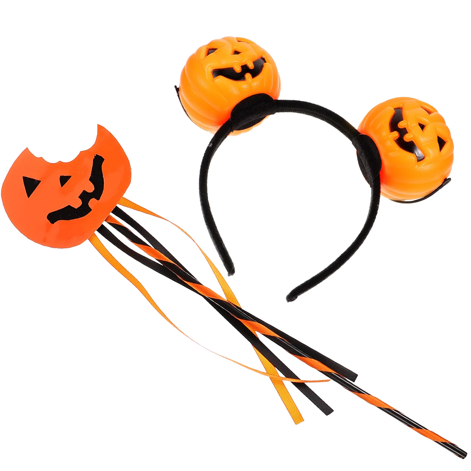 

Женский ободок для волос с тыквой