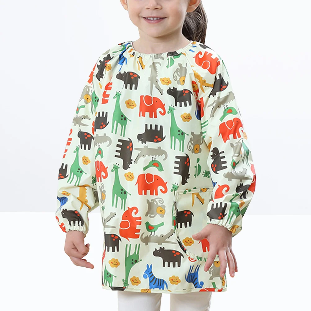 

Overol Para Nio Protective Clothing Kids Waterproof Painting Apron Smock Child Overalls