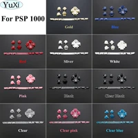 yuxi replacement left right abxy buttons kit for psp1000 for psp 1000 game console repair part