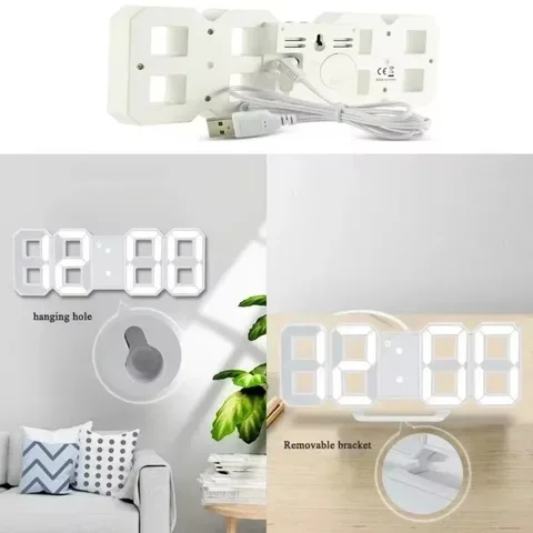 3D LED часы