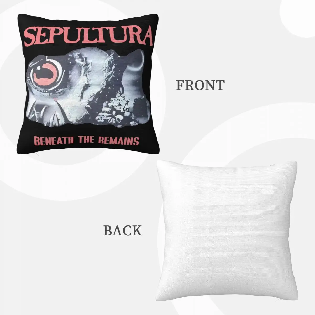 Декоративные подушки Sepultura декоративные наволочки под кожу